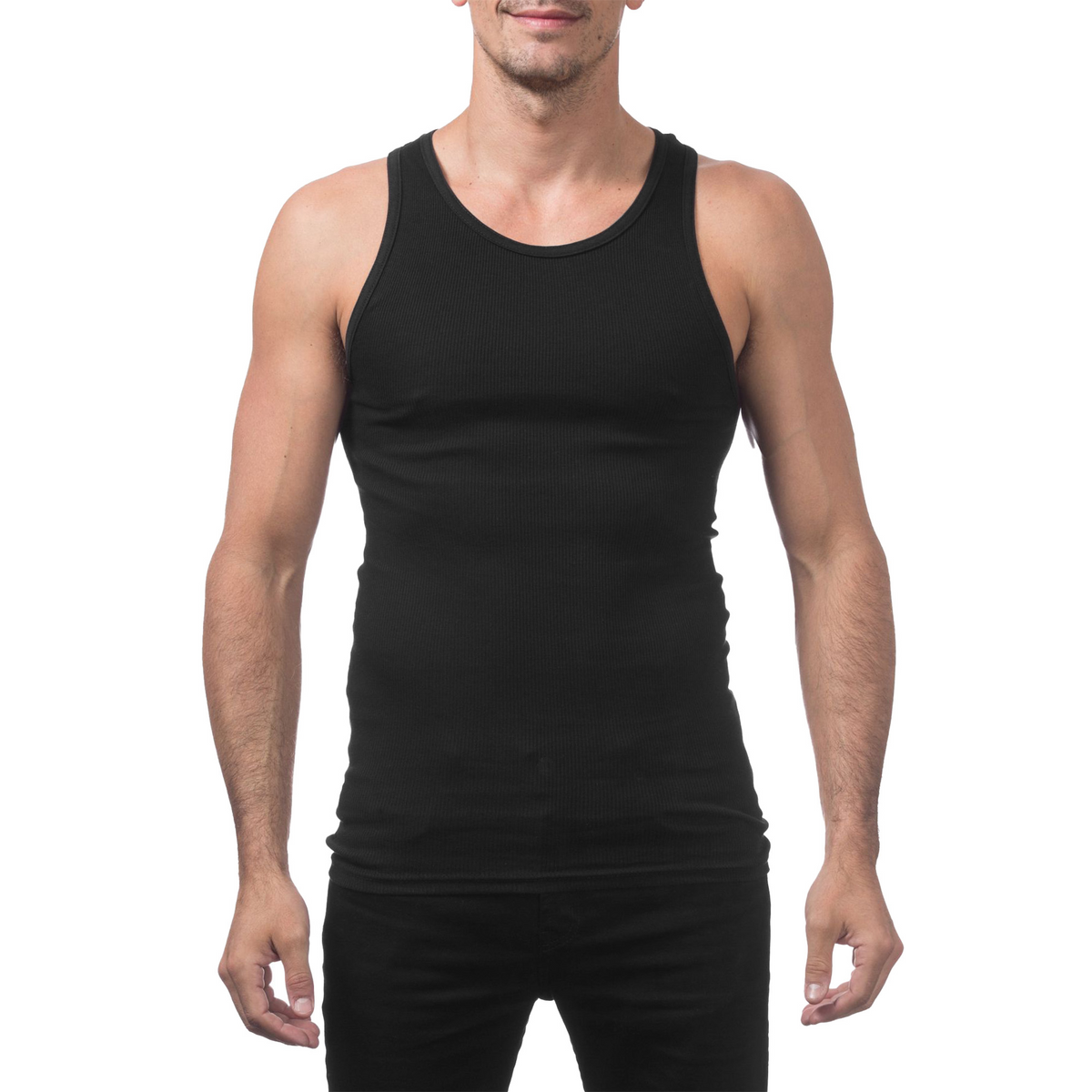 Pro Club Men's Premium Ringspun Cotton Ribbed A-Shirt
