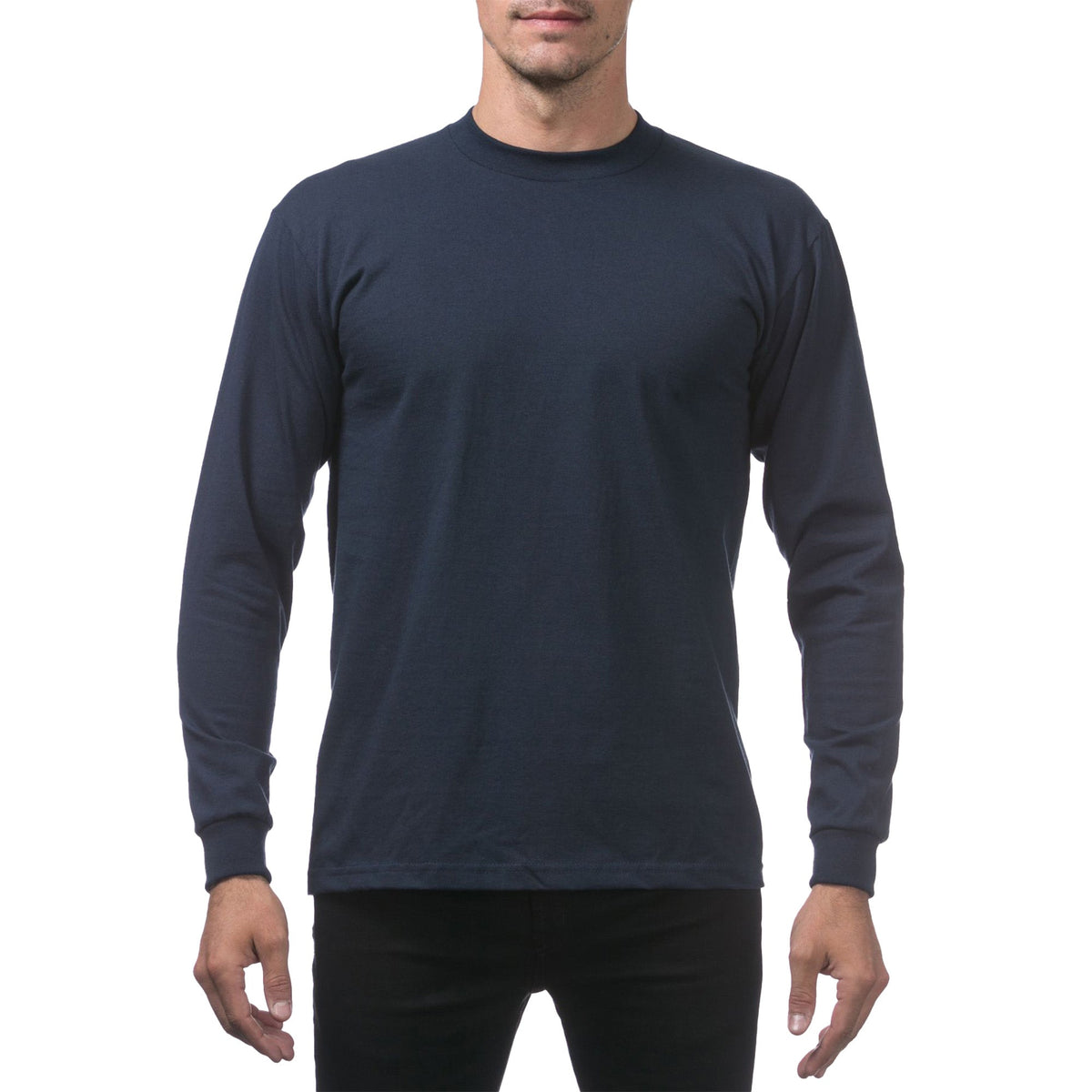 Pro Club Men's Heavyweight Cotton Long Sleeve T-Shirt