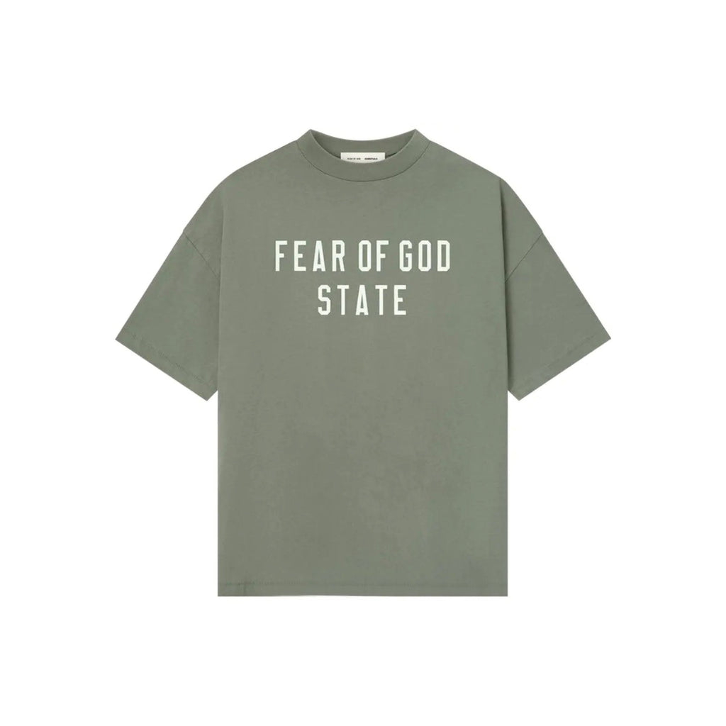 Fear Of God Essentials 90's T-Shirt 'Moss'