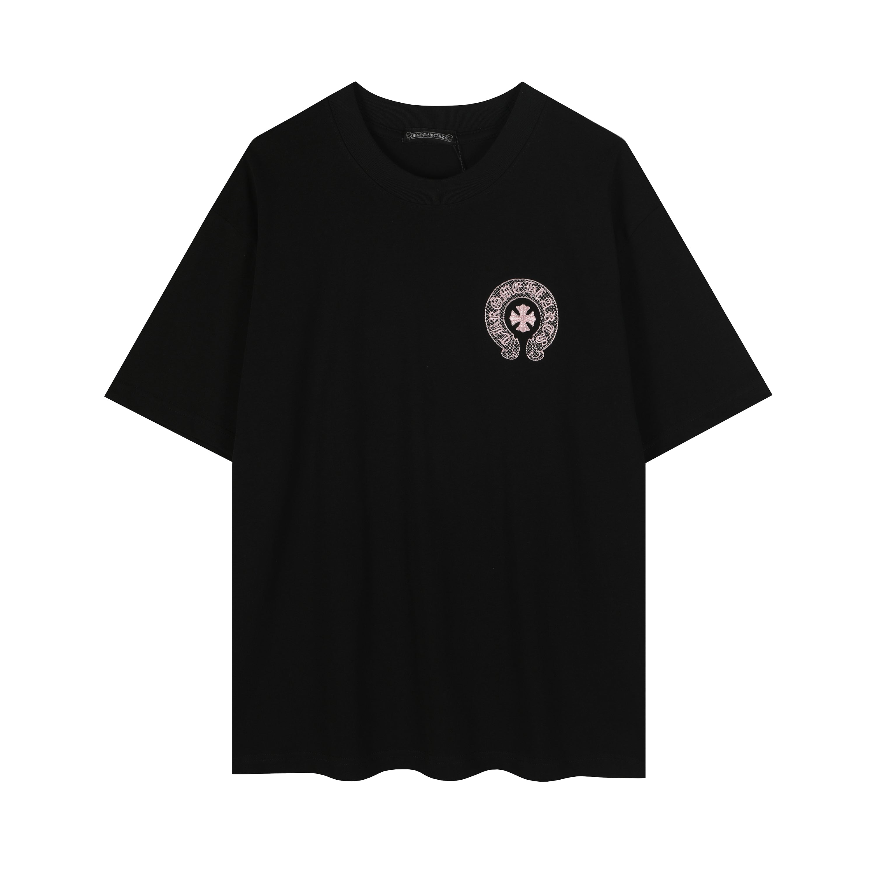 Chrome Hearts Classic Horseshoe Logo Embroidered T-shirt TB32