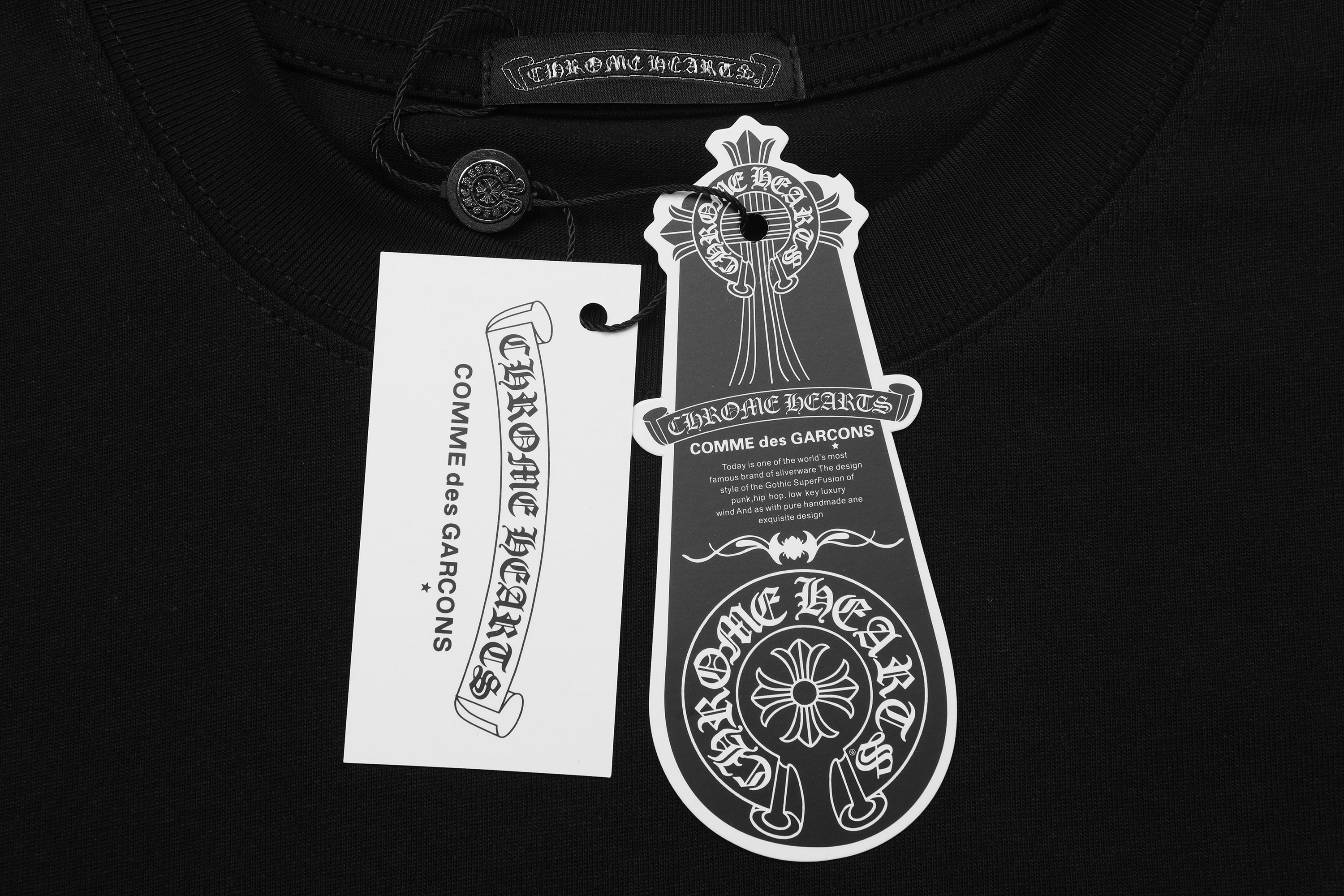 Chrome Hearts Firework Rhinestone Crew Neck T-shirt 2623