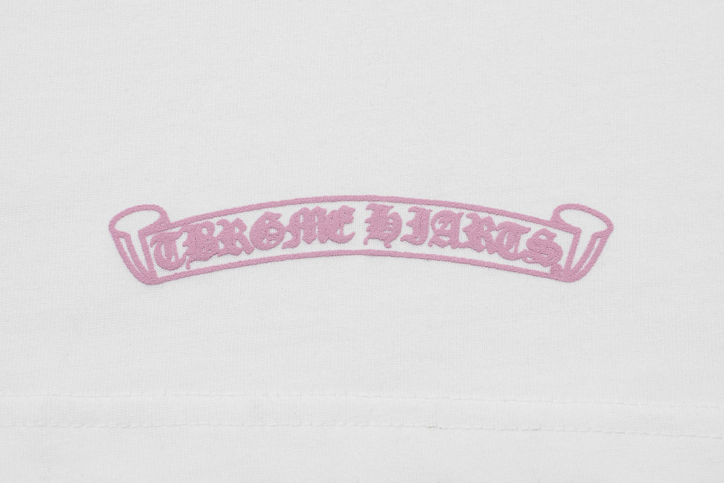 Chrome Hearts-Style Floral Cross Thorn Girls' T-shirt 2617