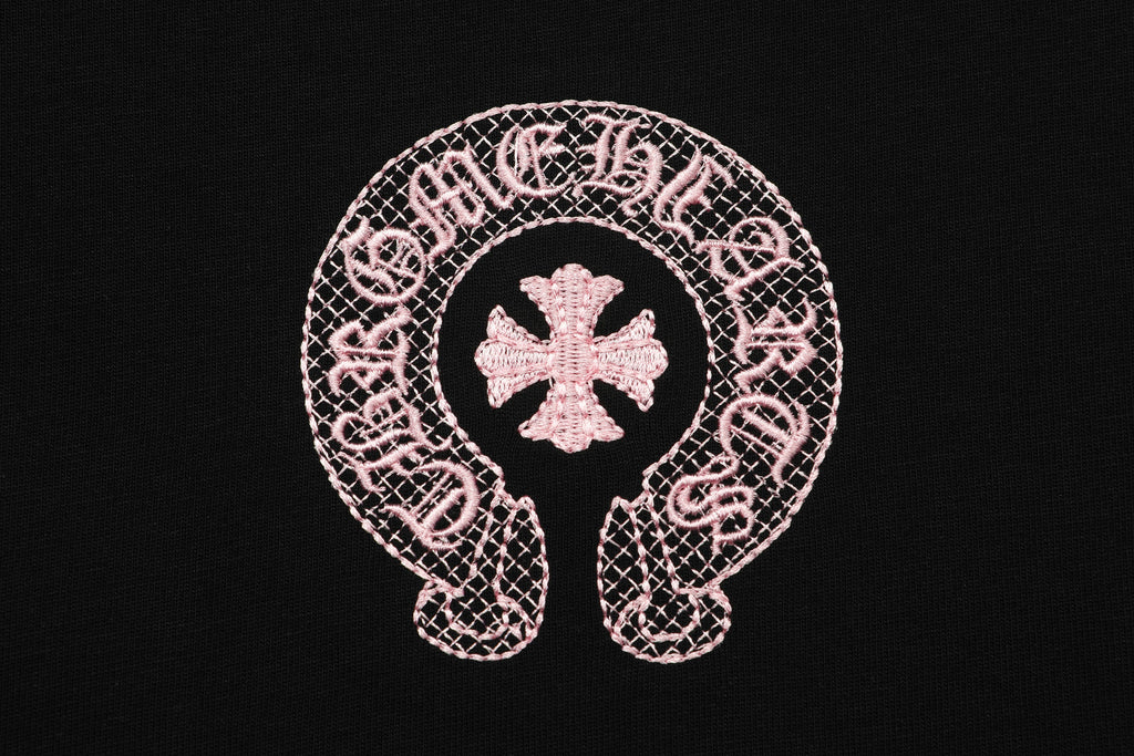 Chrome Hearts Classic Horseshoe Logo Embroidered T-shirt TB32