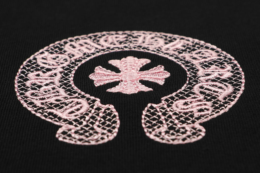 Chrome Hearts Classic Horseshoe Logo Embroidered T-shirt TB32