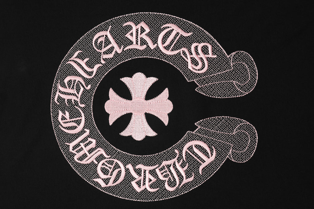 Chrome Hearts Classic Horseshoe Logo Embroidered T-shirt TB32