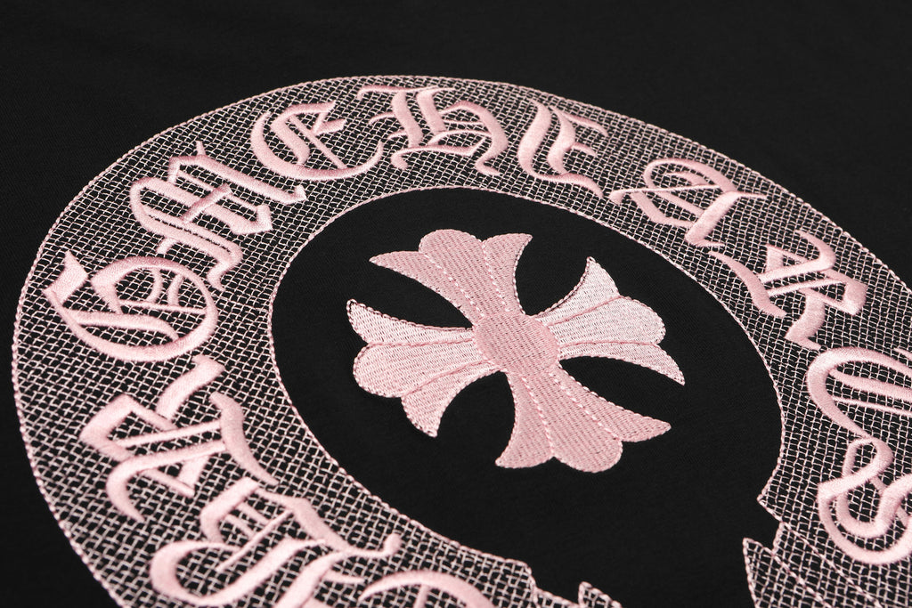 Chrome Hearts Classic Horseshoe Logo Embroidered T-shirt TB32