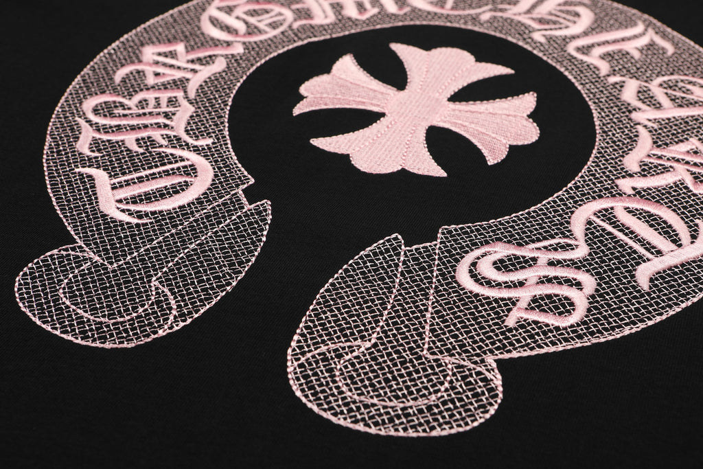 Chrome Hearts Classic Horseshoe Logo Embroidered T-shirt TB32