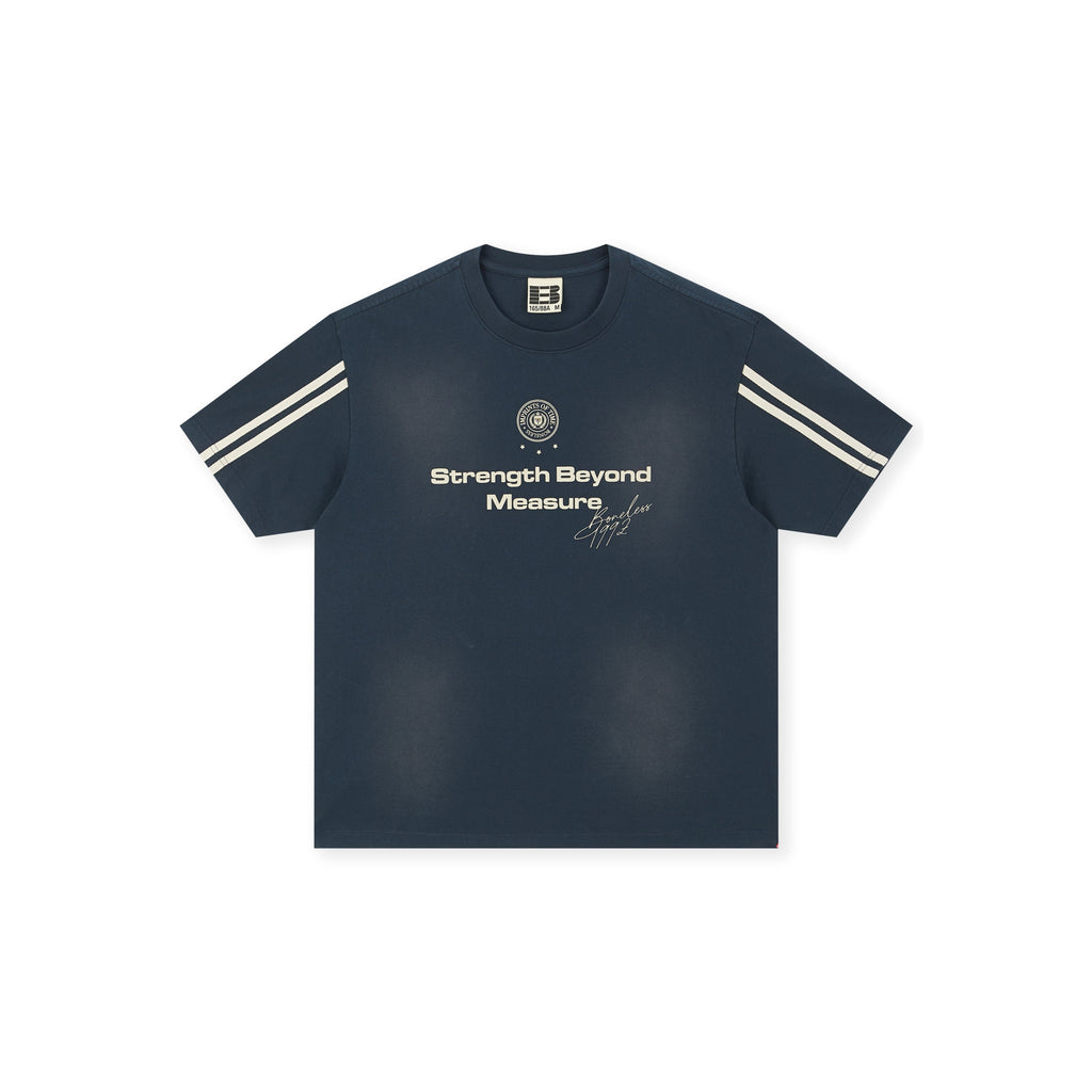 Boneless Spray Print T-Shirt 'Navy'
