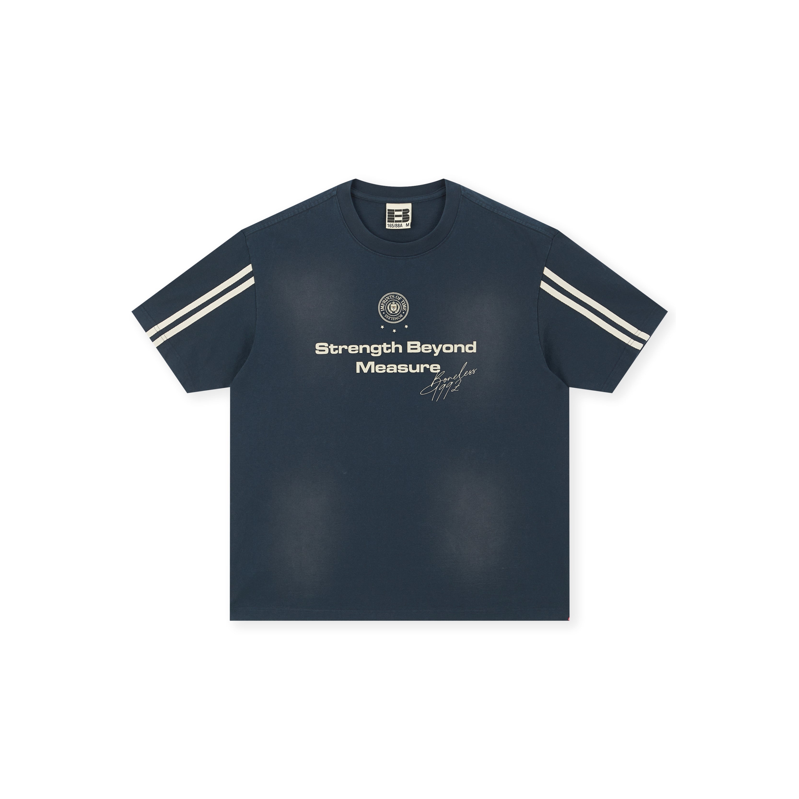 Boneless Spray Print T-Shirt 'Navy'