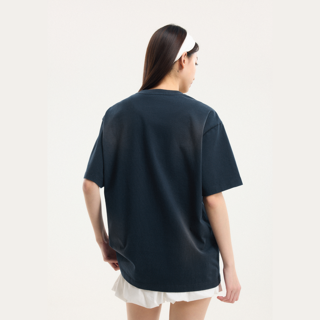Boneless Spray Print T-Shirt 'Navy'