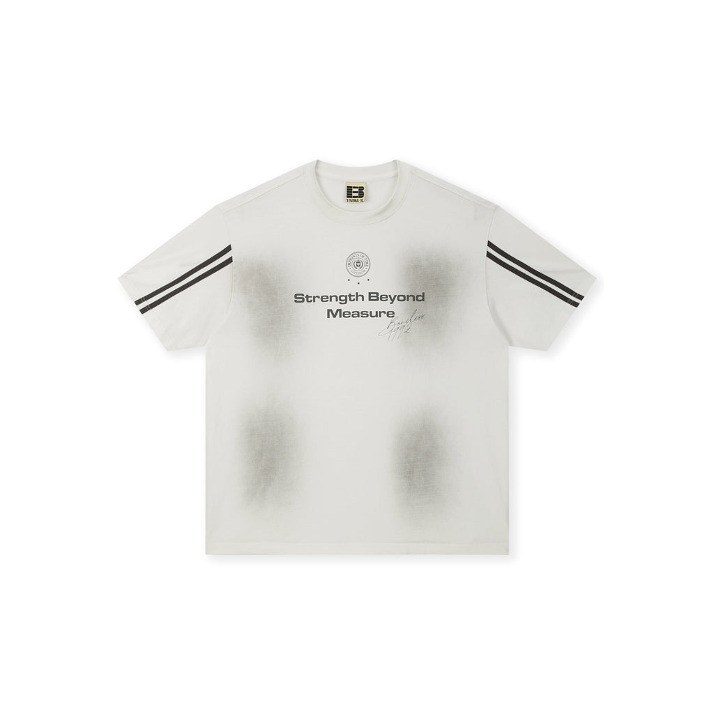 Boneless Spray Print T-Shirt 'White'