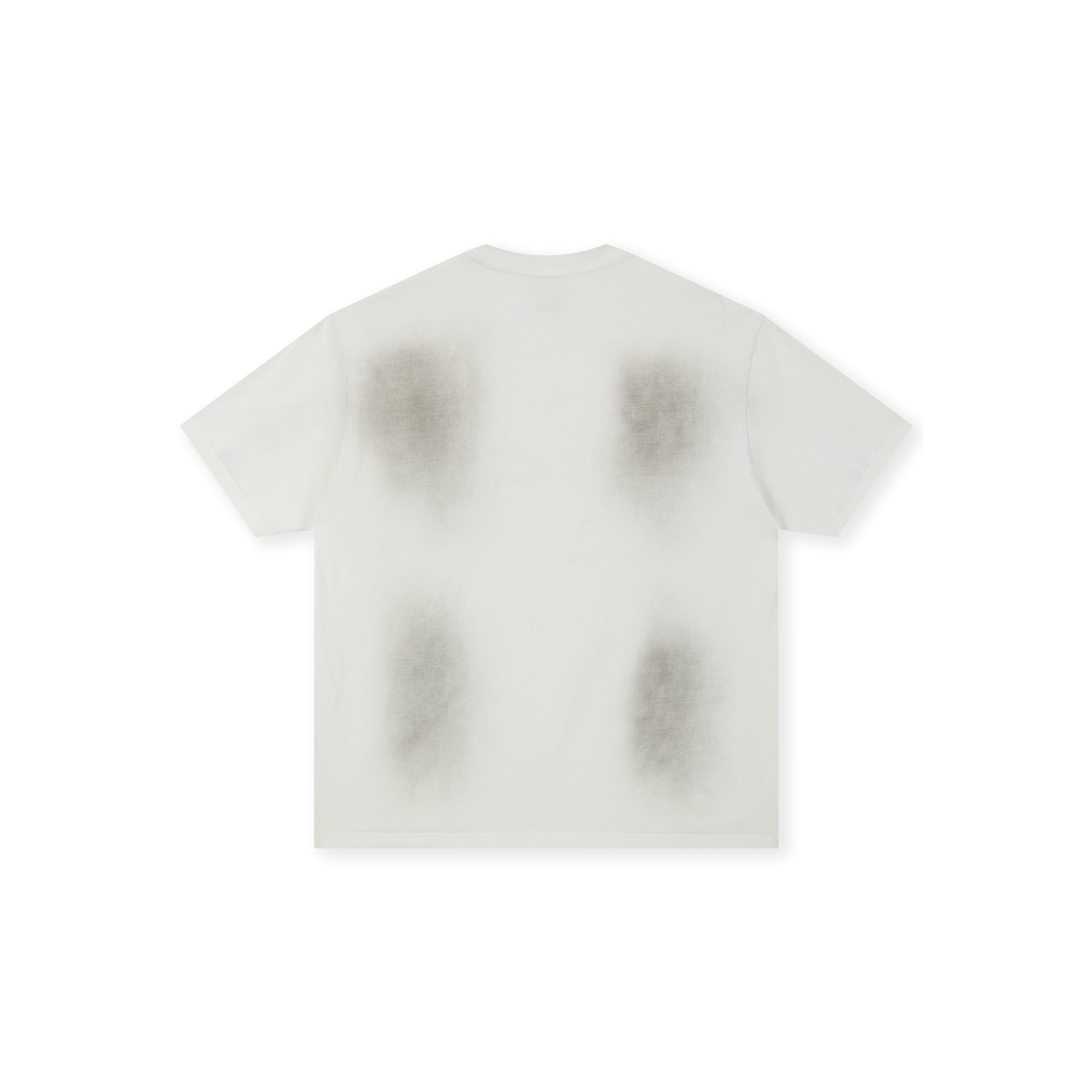 Boneless Spray Print T-Shirt 'White'