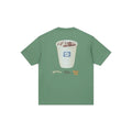 Boneless Iced Americano Illustration Print SS T-Shirt 'Green'