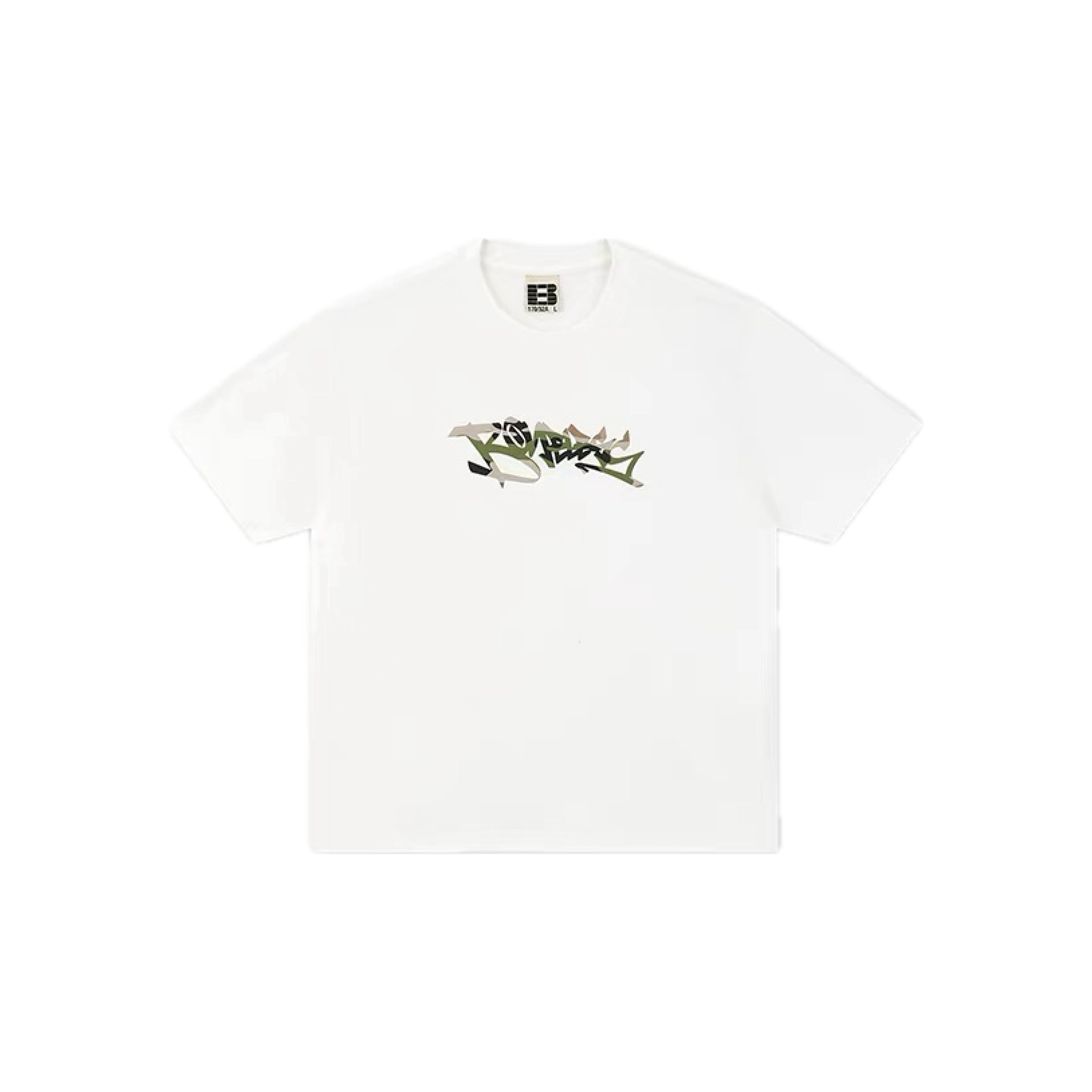 Boneless Camouflage Graffiti Logo SS T-Shirt 'Cream'