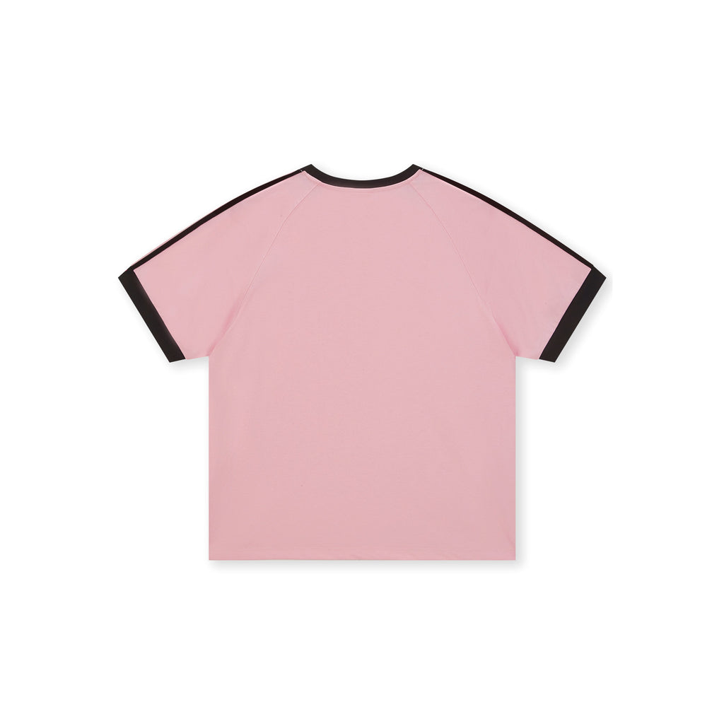 Boneless Puppy Embroidered T-Shirt 'Pink'