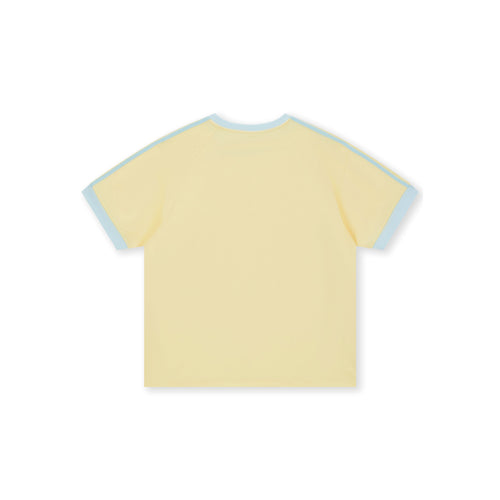 Boneless Puppy Embroidered T-Shirt 'Yellow'