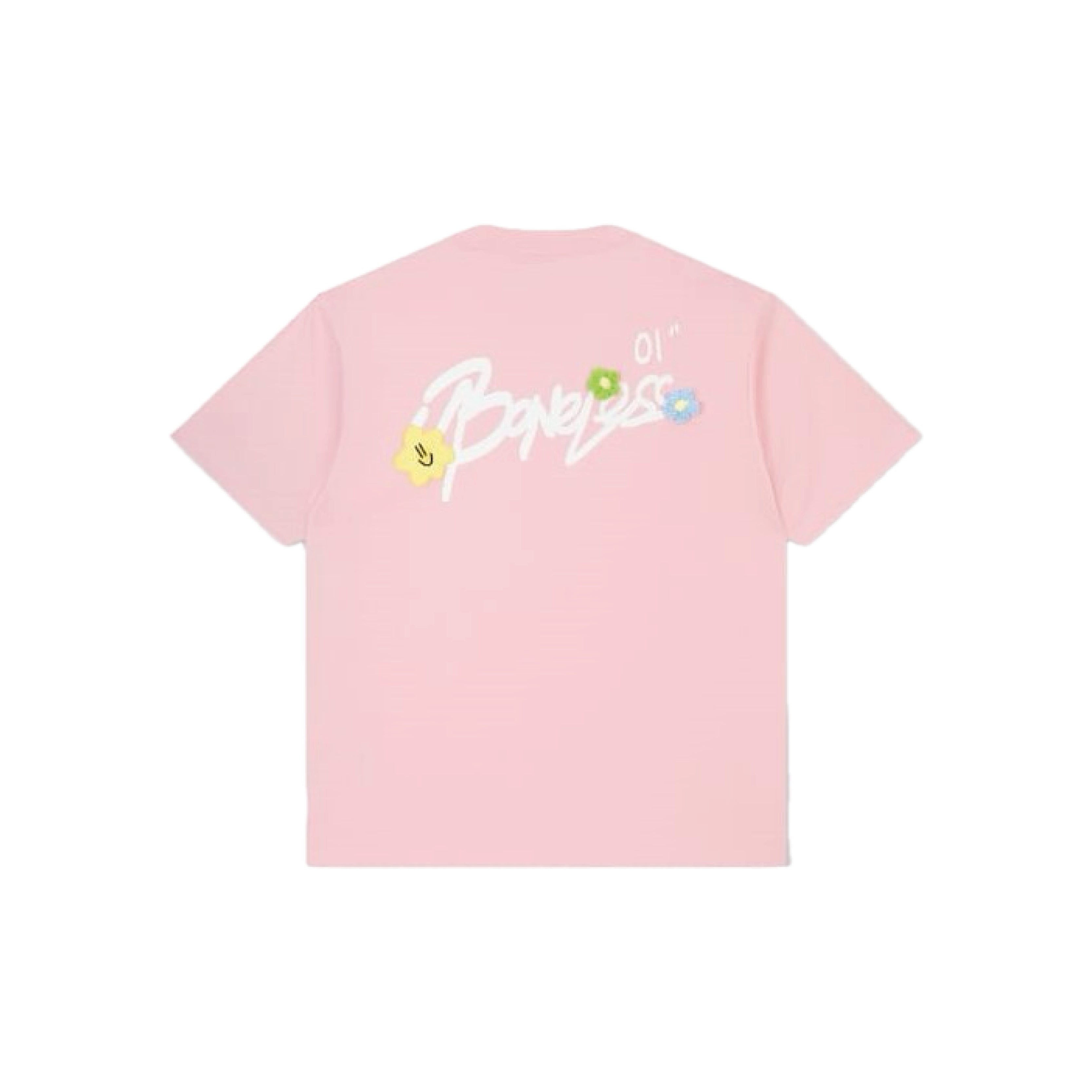 Boneless 3D Floral SS T-Shirt 'Pink'