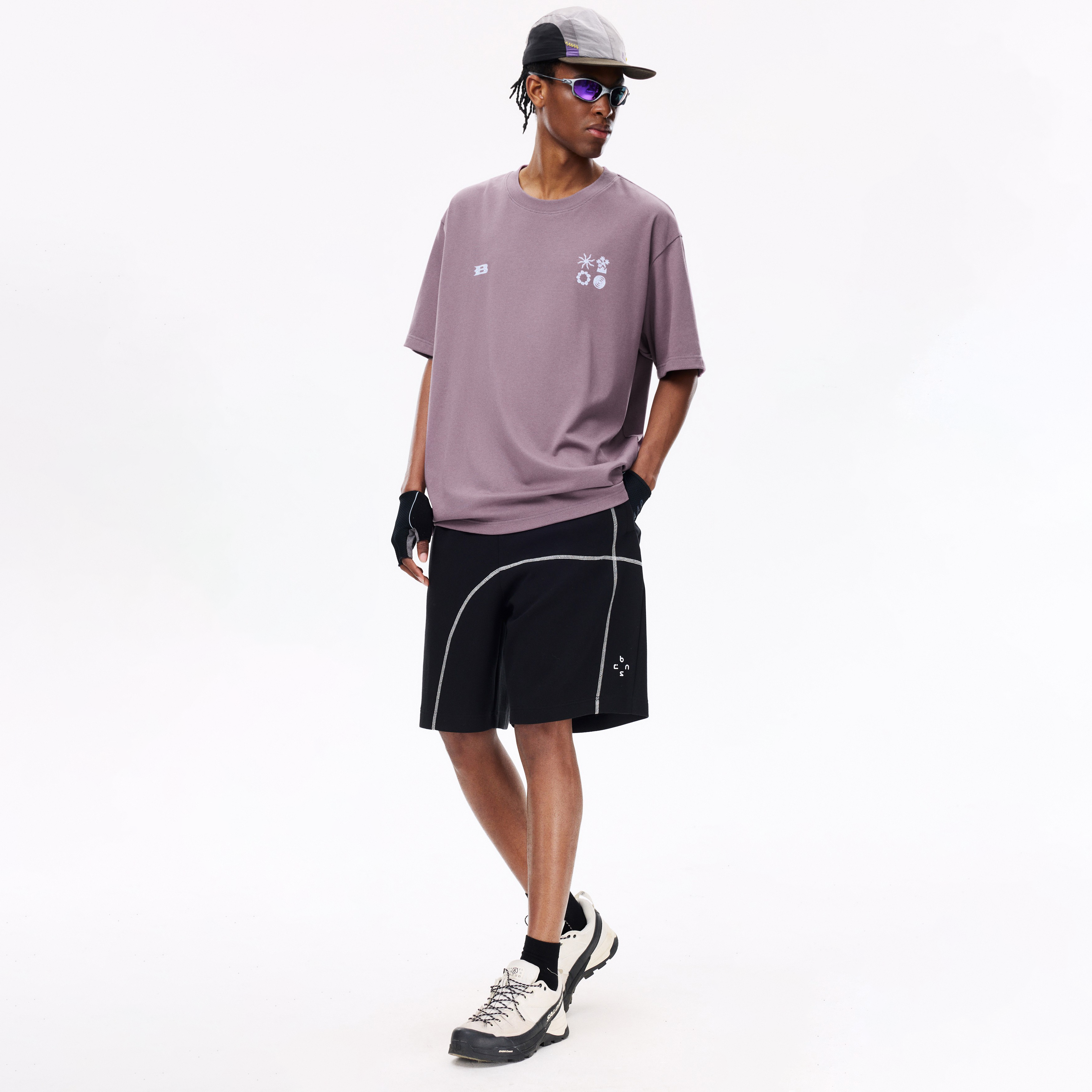 Boneless Outdoor Sports and Leisure T-Shirt 'Purple'