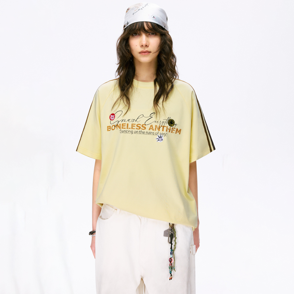 Boneless Punk Spirit T-Shirt 'Lemon Yellow'