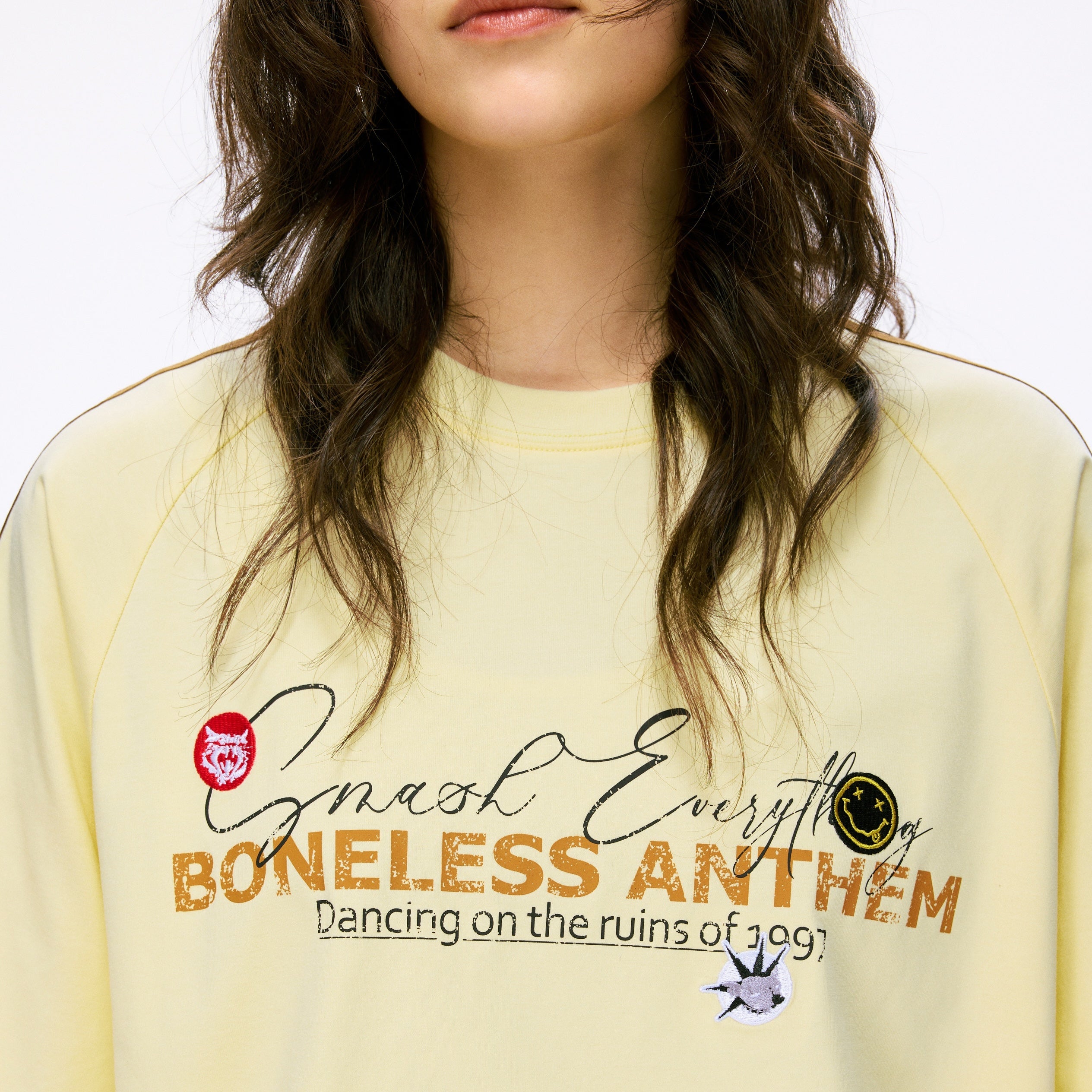 Boneless Punk Spirit T-Shirt 'Lemon Yellow'