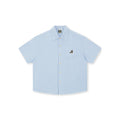 Boneless Puppy Embroidered Stripe Shirt 'Light Blue'