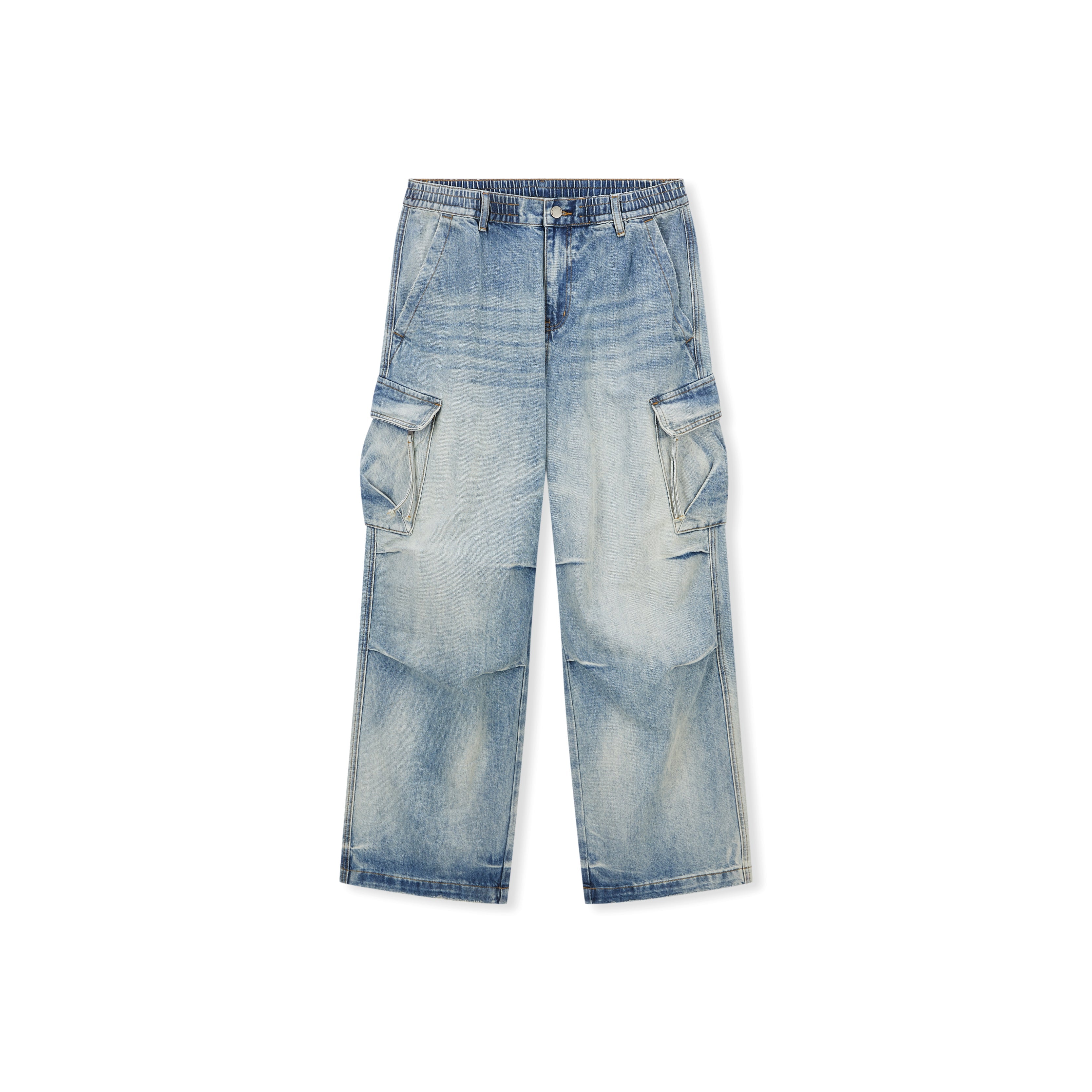Boneless Parachute Denim Pants 'Blue'