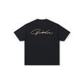 Boneless Calligraphy Print T-Shirt 'Black'