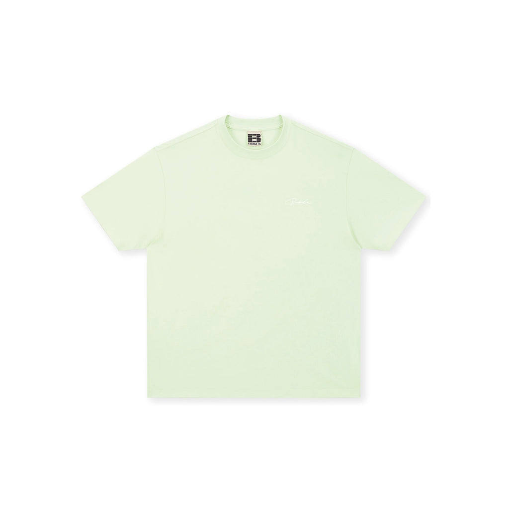 Boneless Calligraphy Print T-Shirt 'Green'