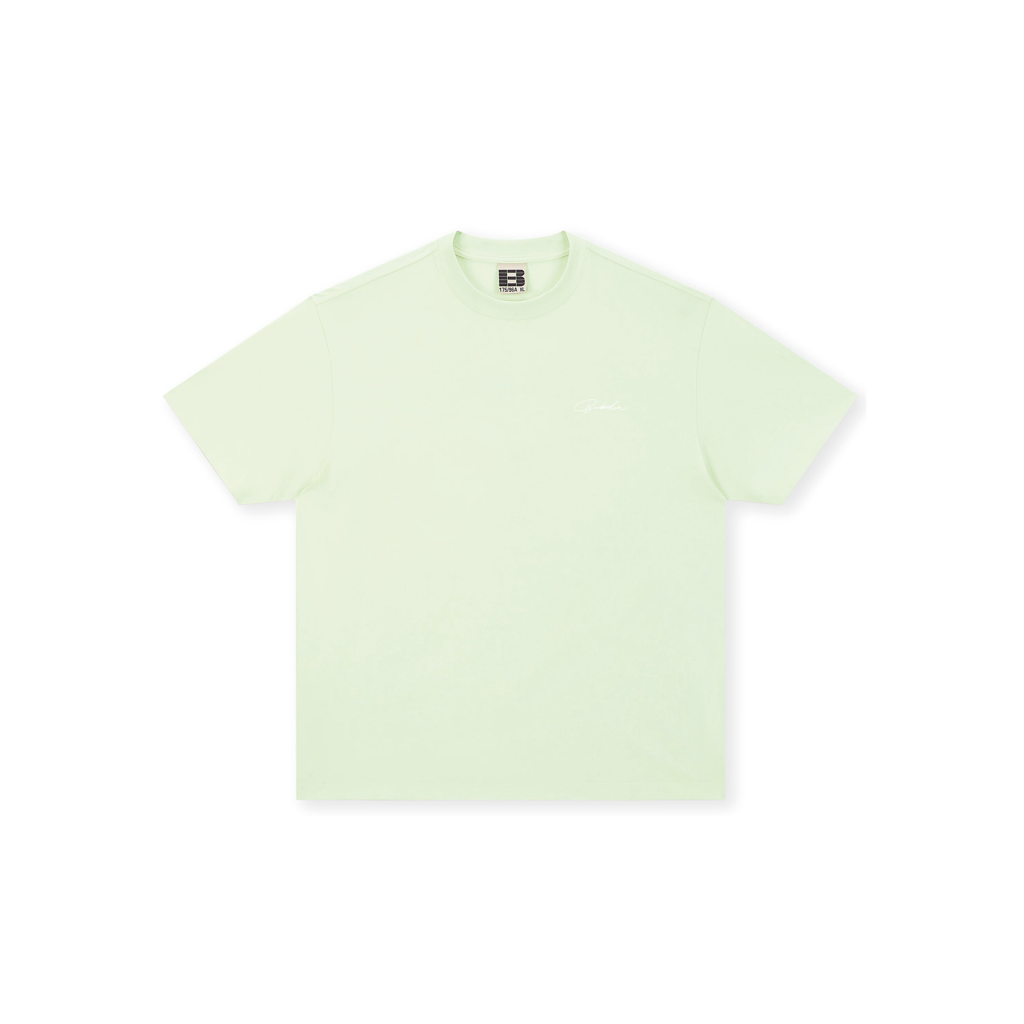 Boneless Calligraphy Print T-Shirt 'Green'