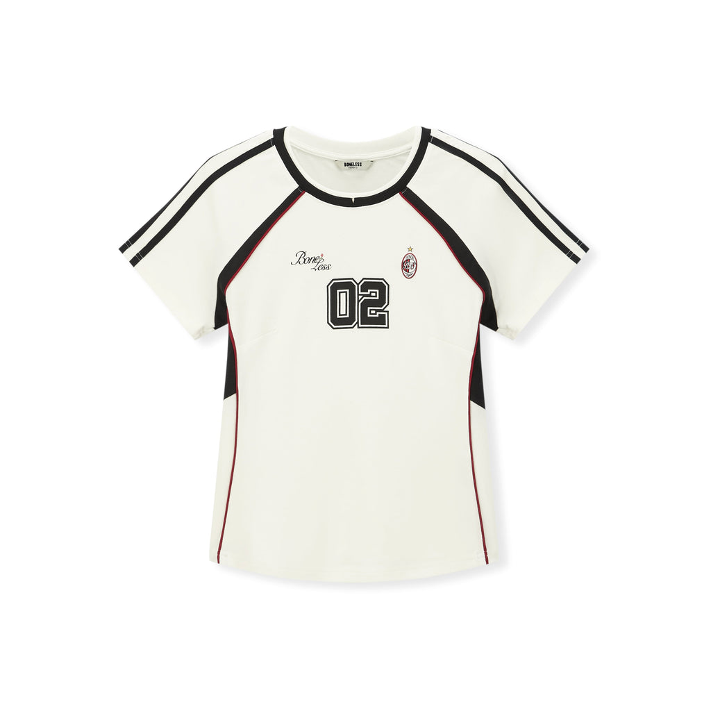 Boneless Slim Fit Sport Graphic T-Shirt 'Cream'