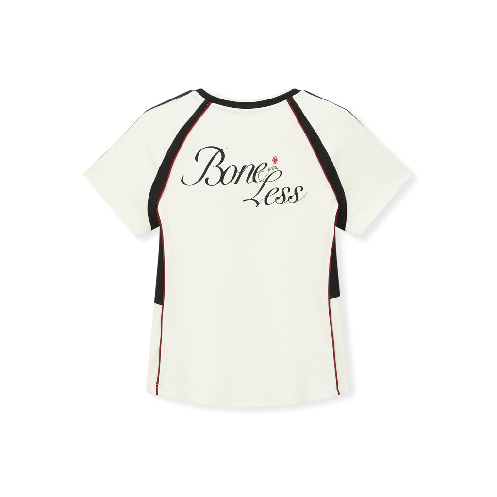 Boneless Slim Fit Sport Graphic T-Shirt 'Cream'