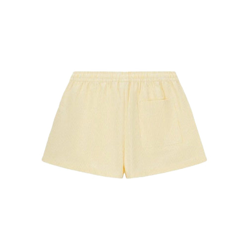 Boneless Striped Casual Shorts 'Light Yellow'