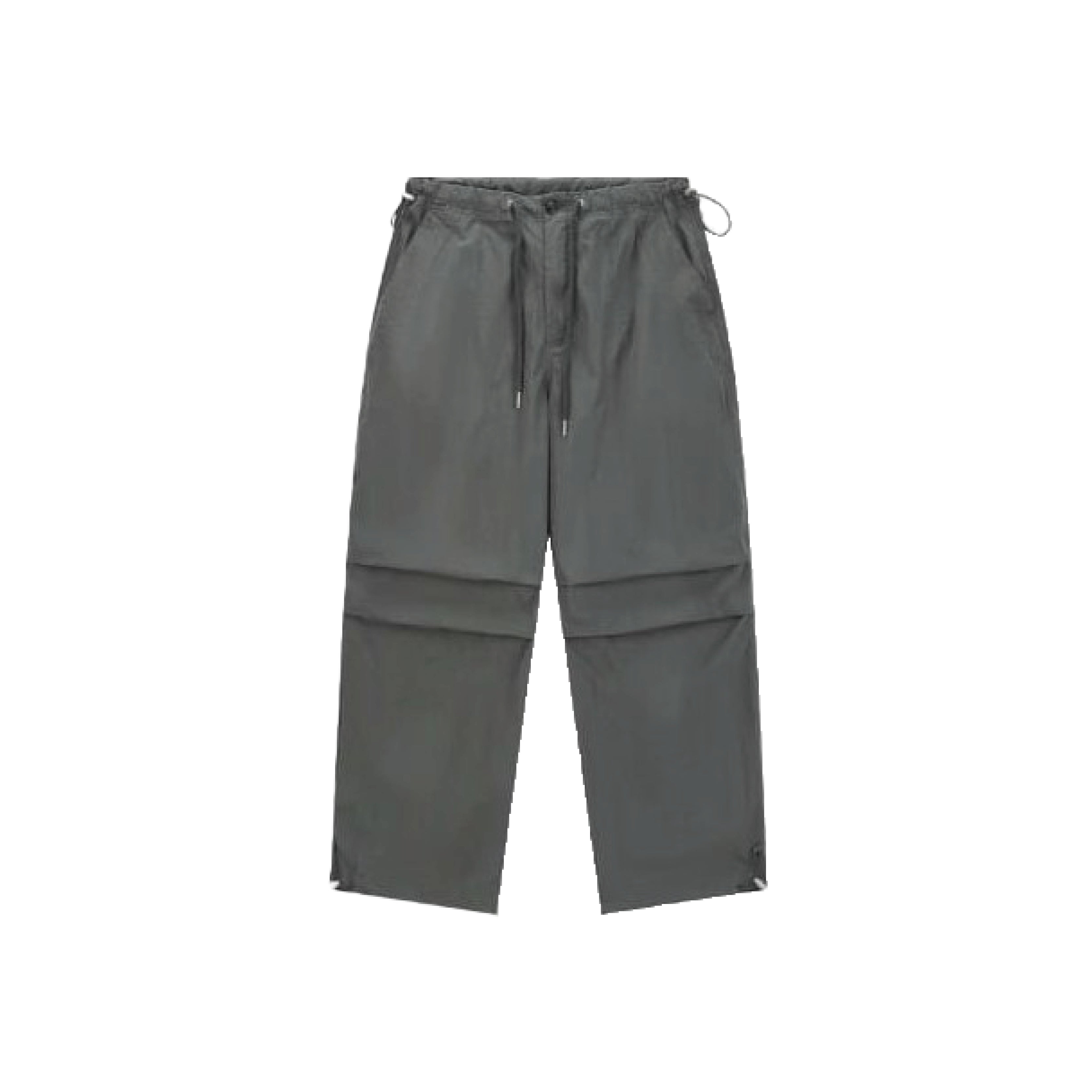 Boneless Basic Drawstring Casual Paratrooper Pants 'Grey Green' (WMNS)