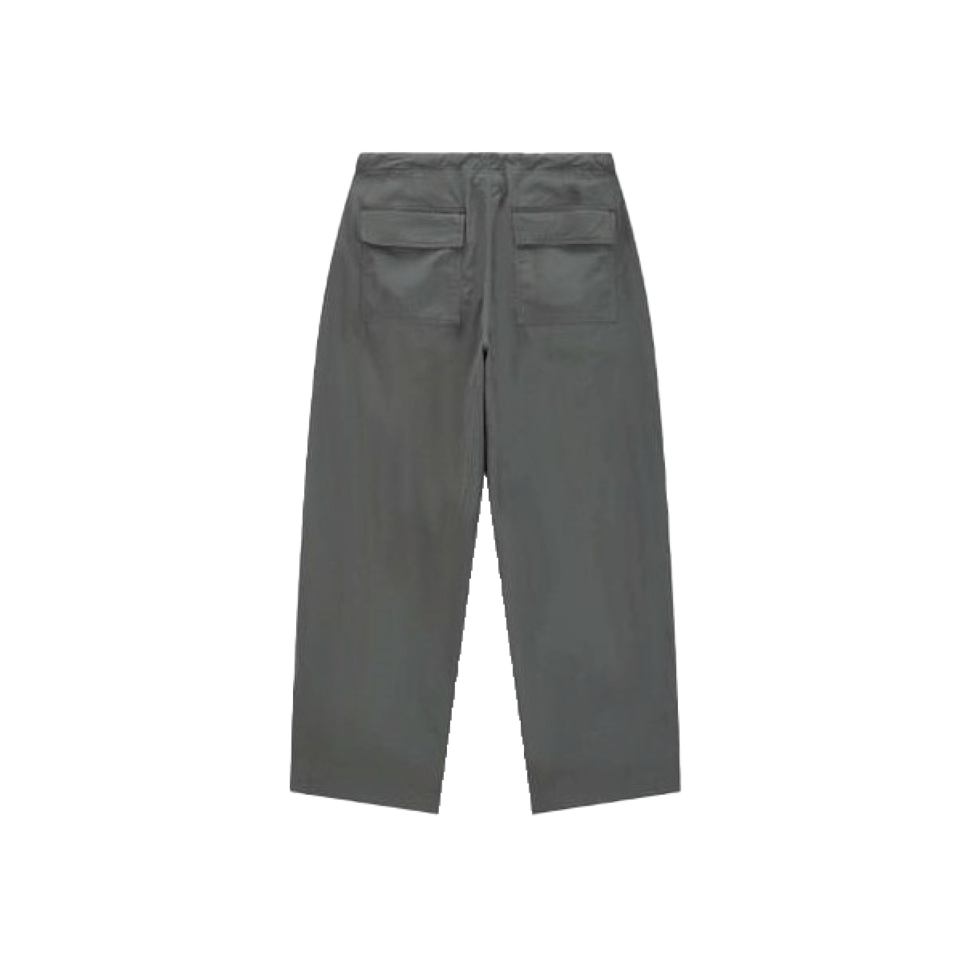 Boneless Basic Drawstring Casual Paratrooper Pants 'Grey Green' (WMNS)