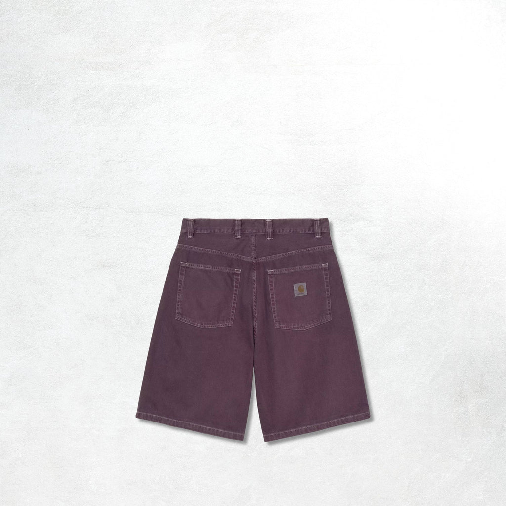 Carhartt WIP Brandon Short: Cozy Purple, Stone dyed