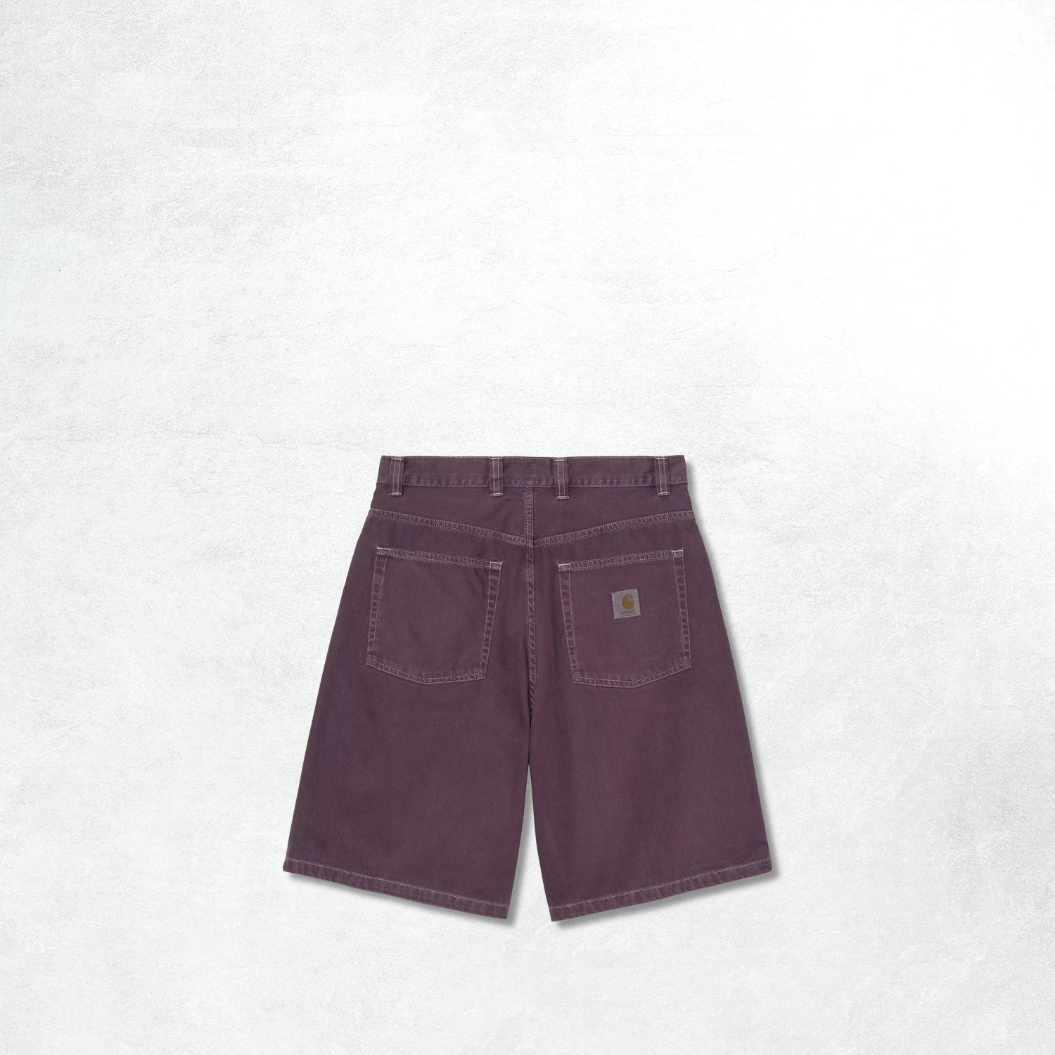 Carhartt WIP Brandon Short: Cozy Purple, Stone dyed