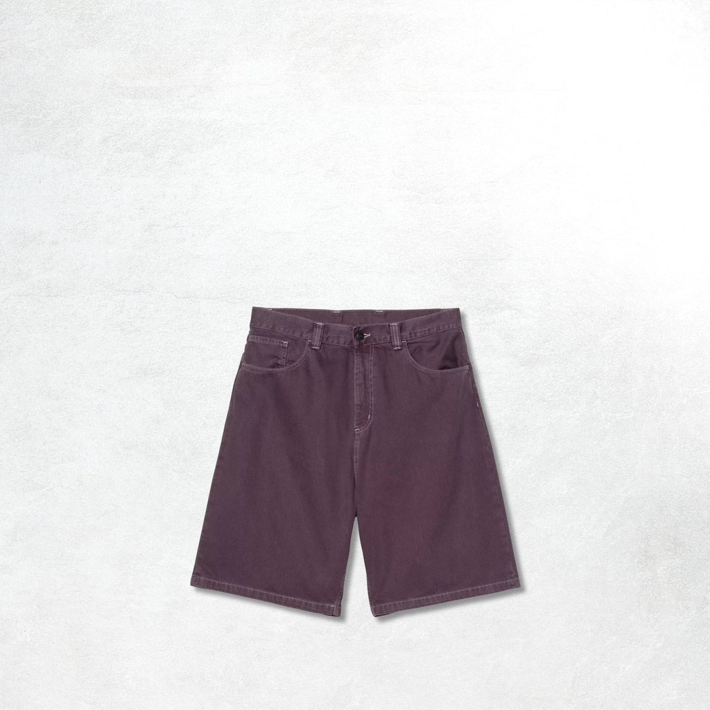 Carhartt WIP Brandon Short: Cozy Purple, Stone dyed