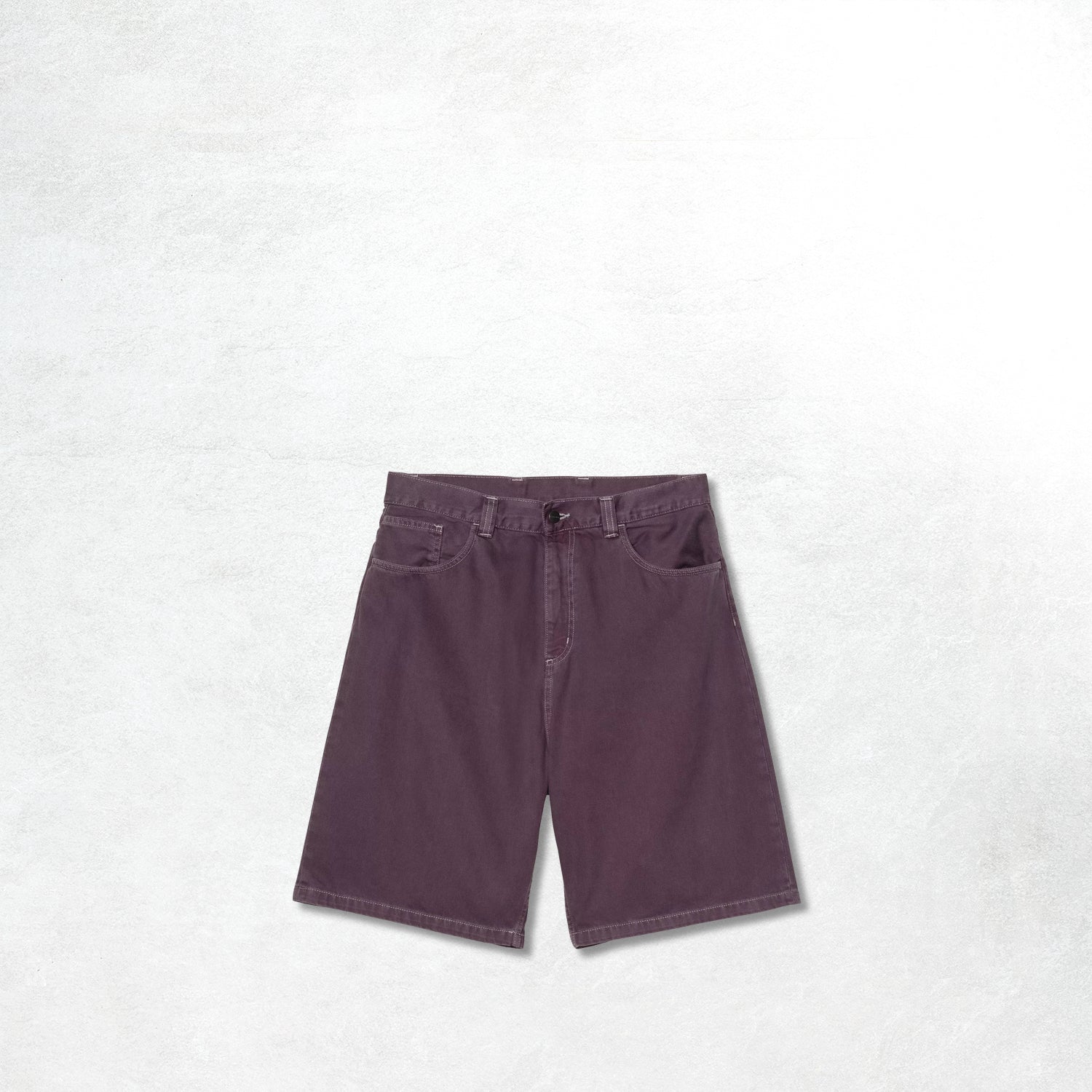 Carhartt WIP Brandon Short: Cozy Purple, Stone dyed