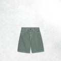 Carhartt WIP Brandon Short: Velvet Green stone dyed