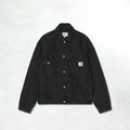 Carhartt WIP Belmar Jacket: Snake Camo, Black