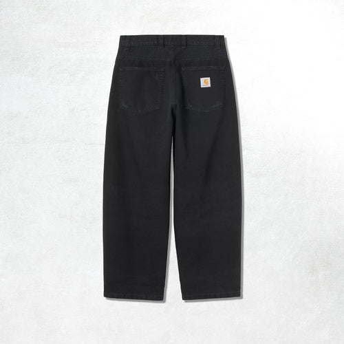 Carhartt WIP Brandon Pant: Black Grind Wash