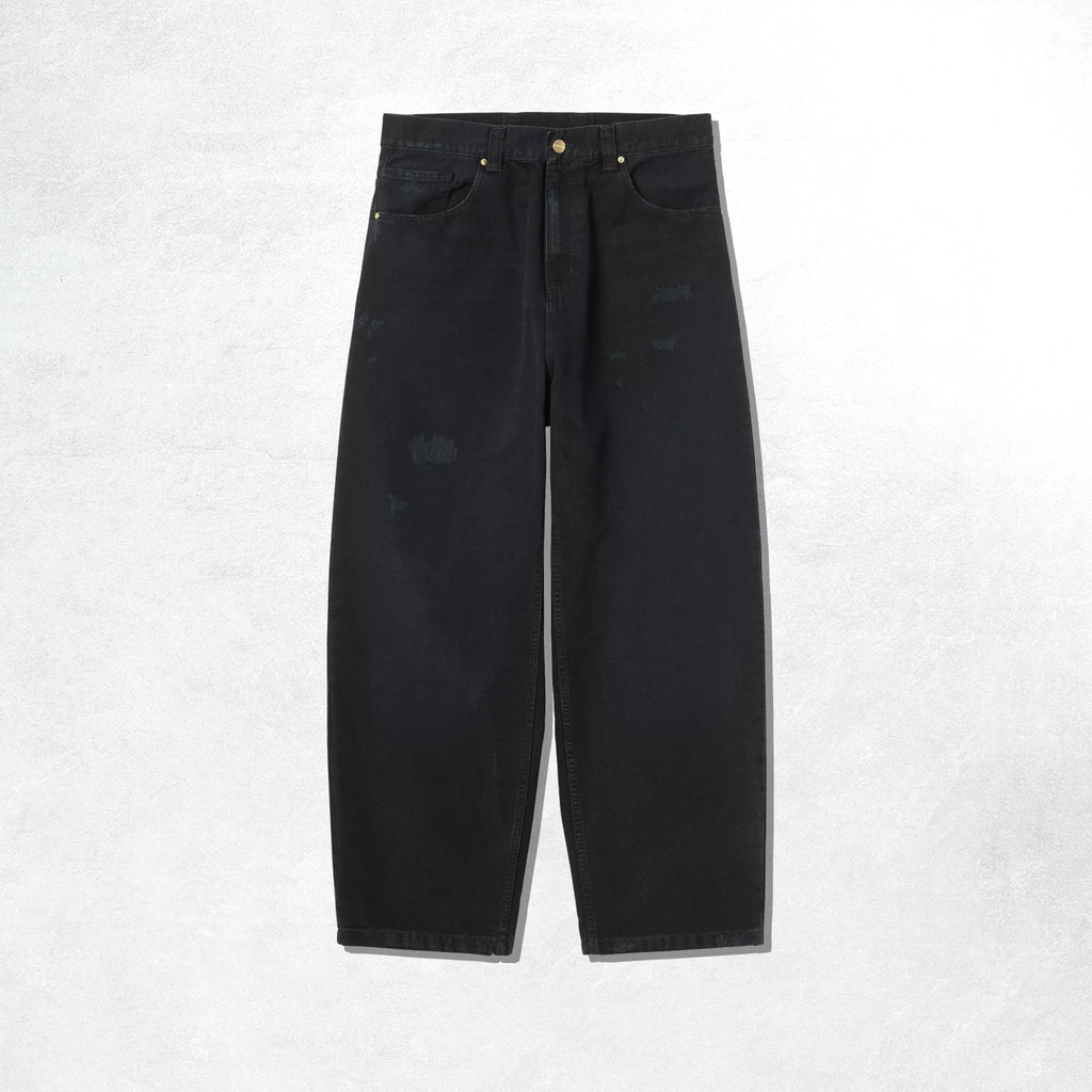 Carhartt WIP Brandon Pant: Black Grind Wash