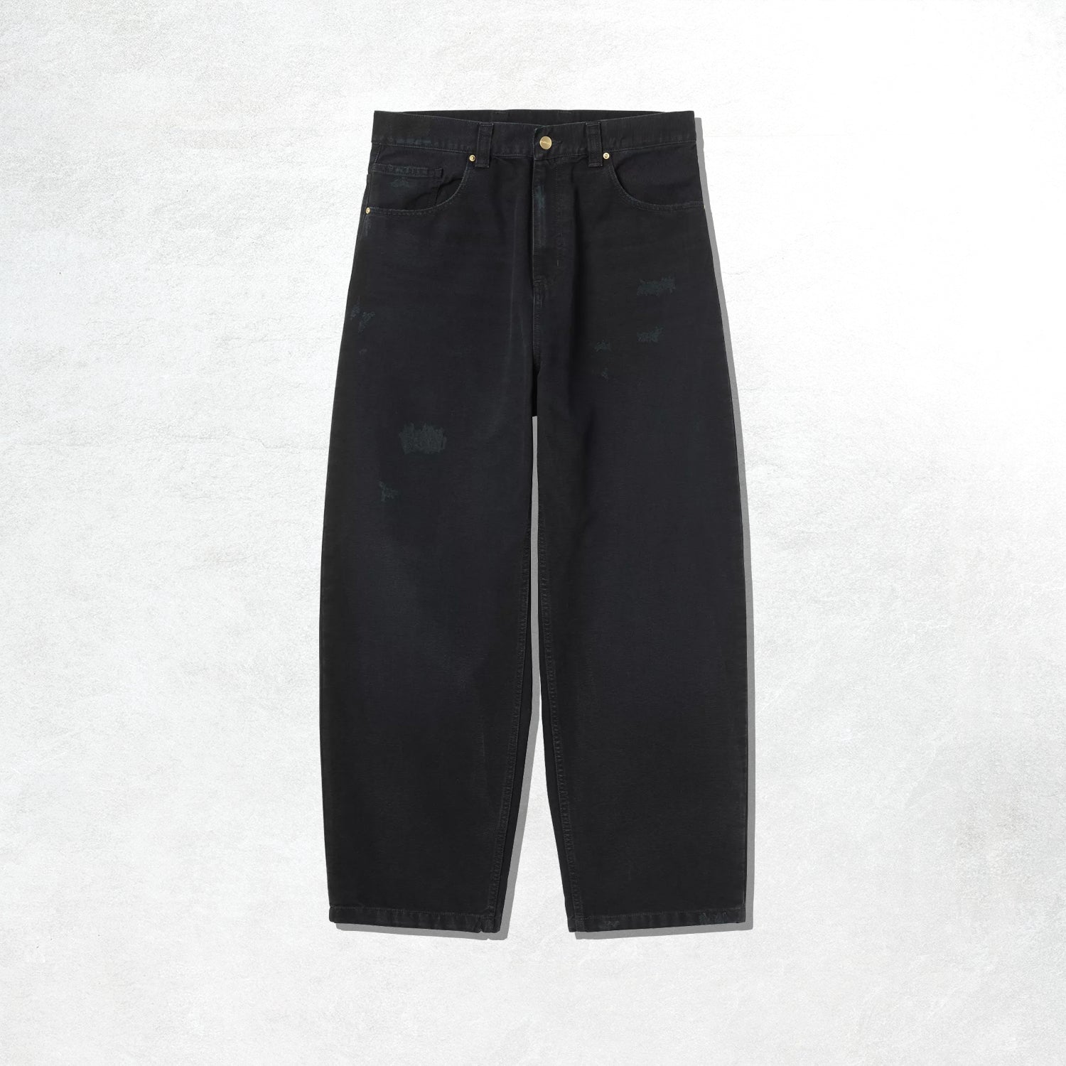 Carhartt WIP Brandon Pant: Black Grind Wash