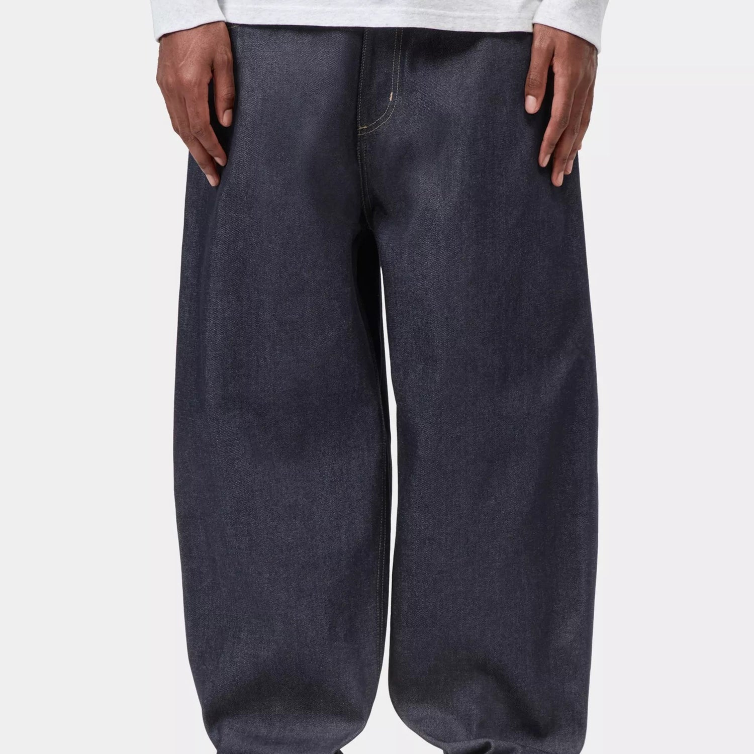 Carhartt WIP Brandon Pant: Blue Rigid