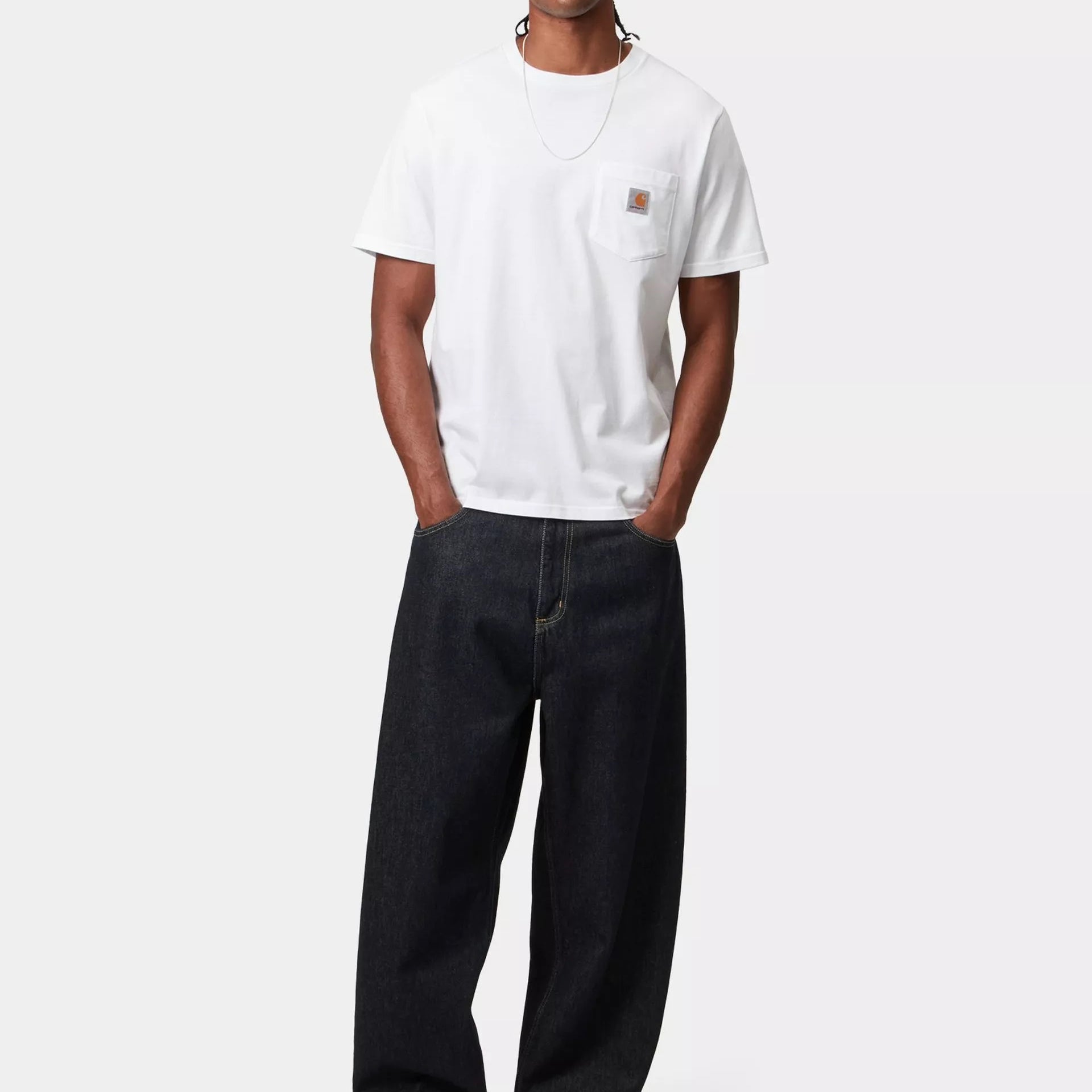 Carhartt WIP Brandon Pant: Denim Blue Rinsed