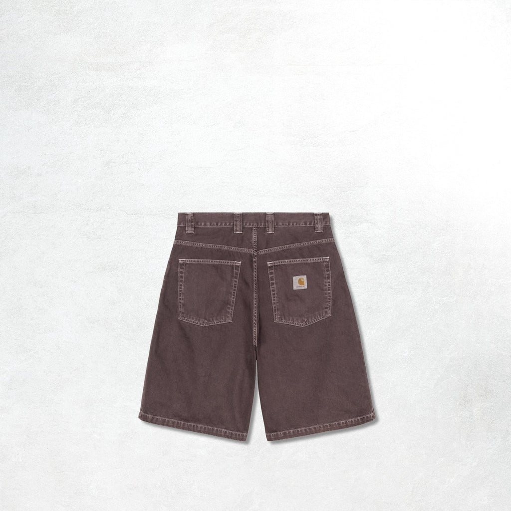 Carhartt WIP Brandon Short: Shale stone dyed