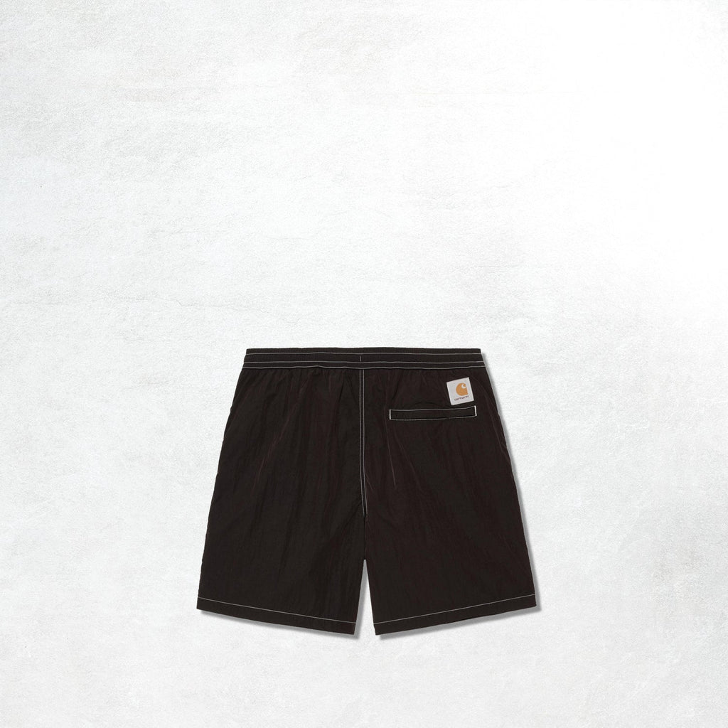 Carhartt WIP Canby Swim Trunks: Black / White