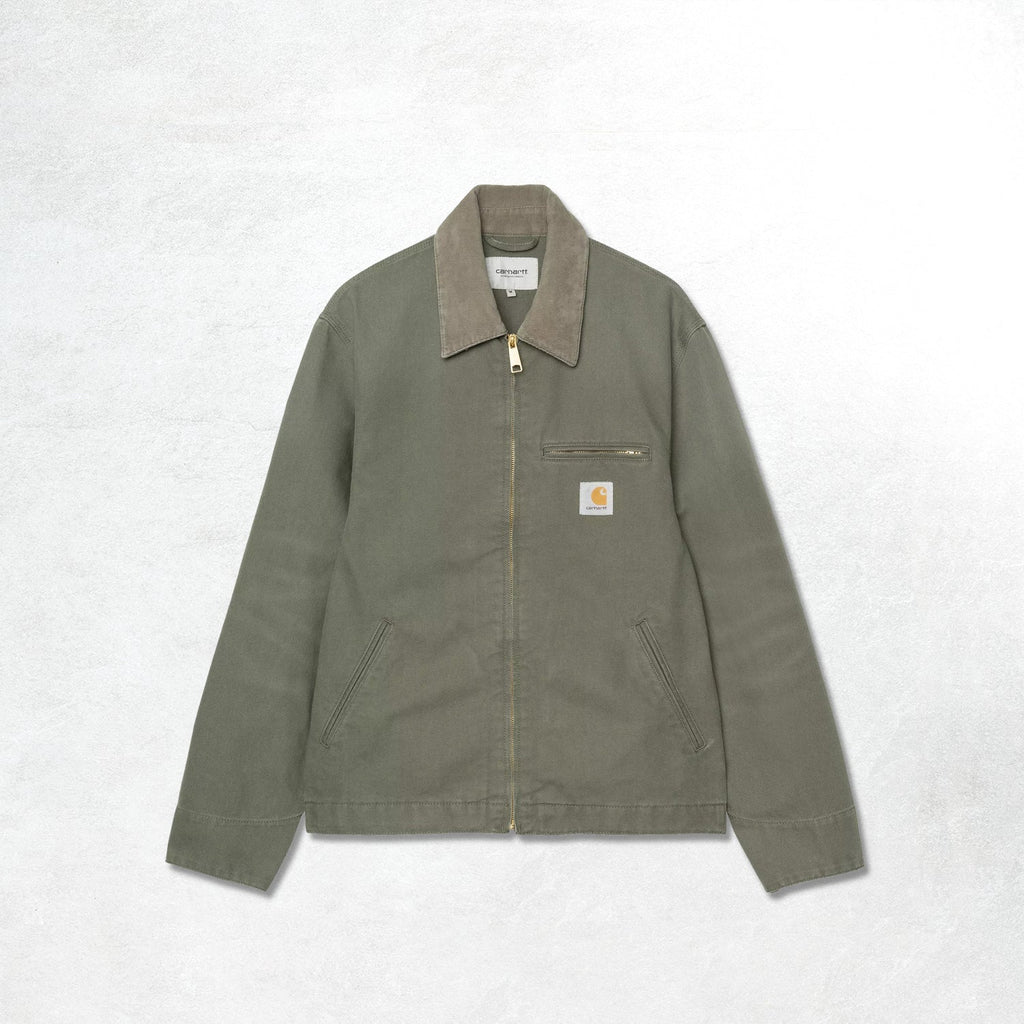 Carhartt WIP Detroit Jacket : Leaf / Leaf, Stone Canvas