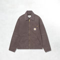 Carhartt WIP Detroit Jacket: Shale / Shale Stone Washed Canvas