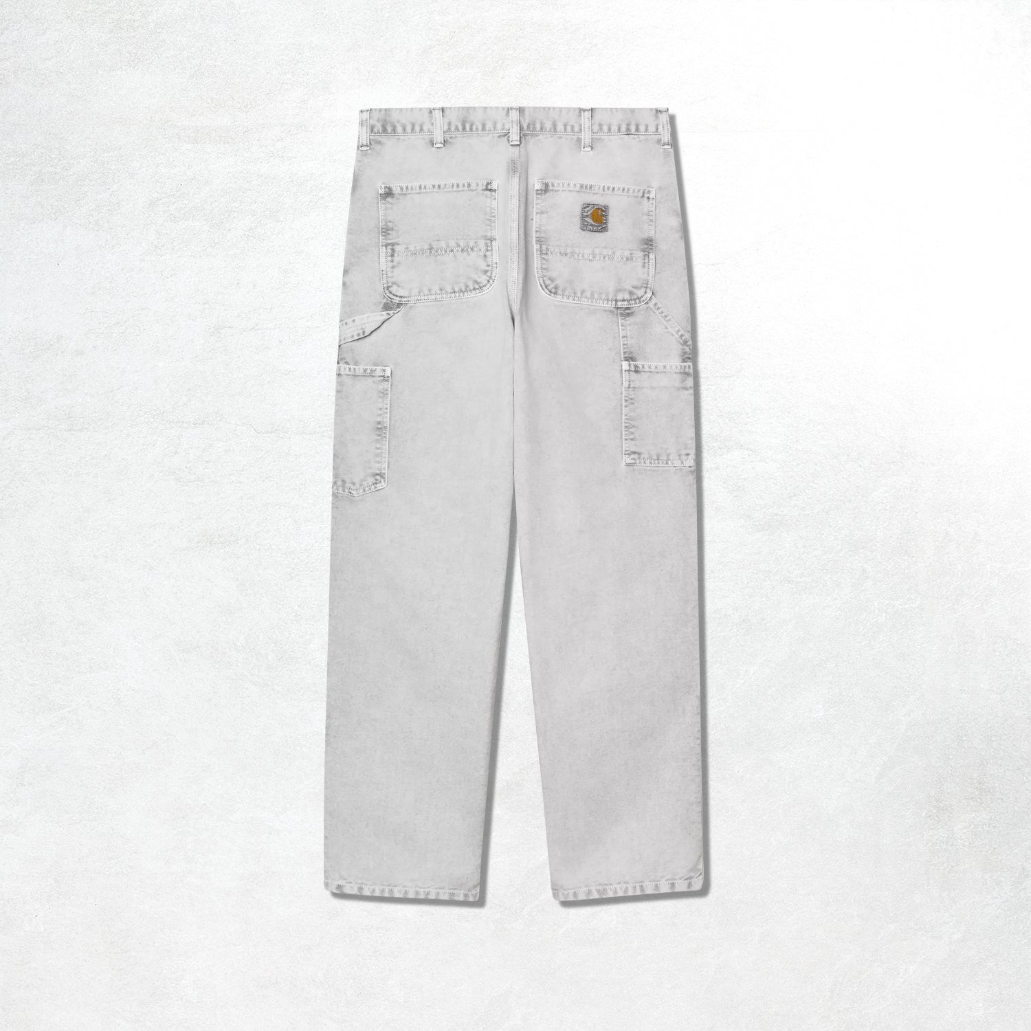 Carhartt WIP Double Knee Pant: Black Chalk Wash